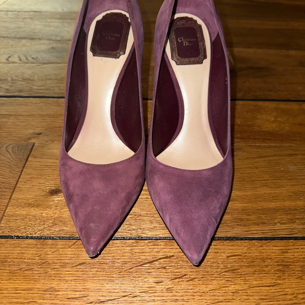 Dior purple suede heels - Picture 3 of 5
